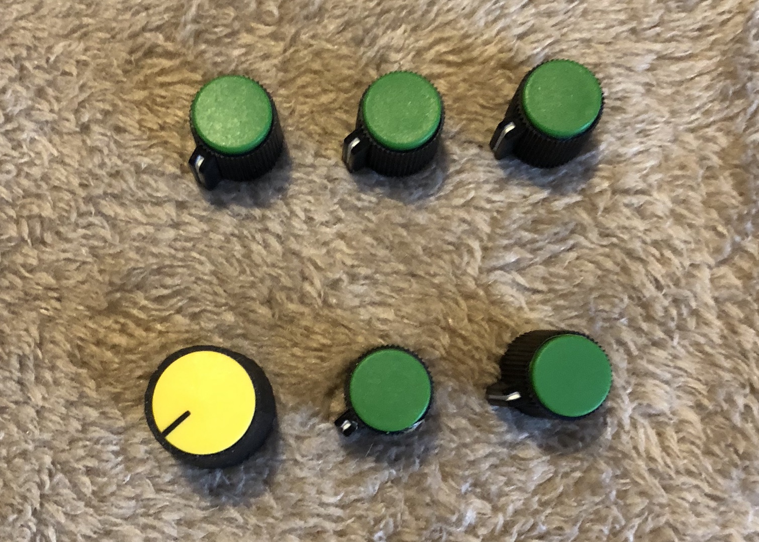 Excalibur Knobs - Aftermarket Style - Small Green